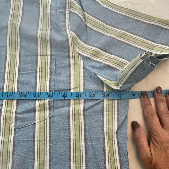 Ben Sherman Striped Oxford Shirt Short Sleeves XXL NWT - Picture 12 of 13